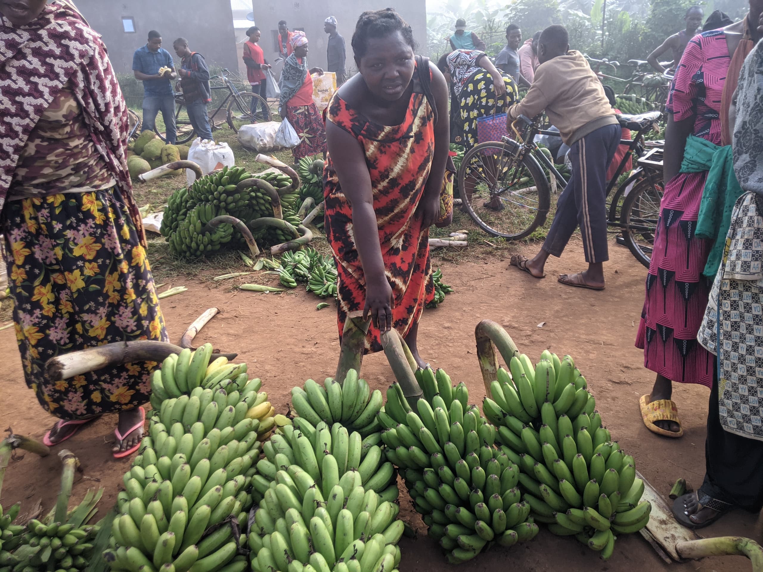 Woman running a small shop