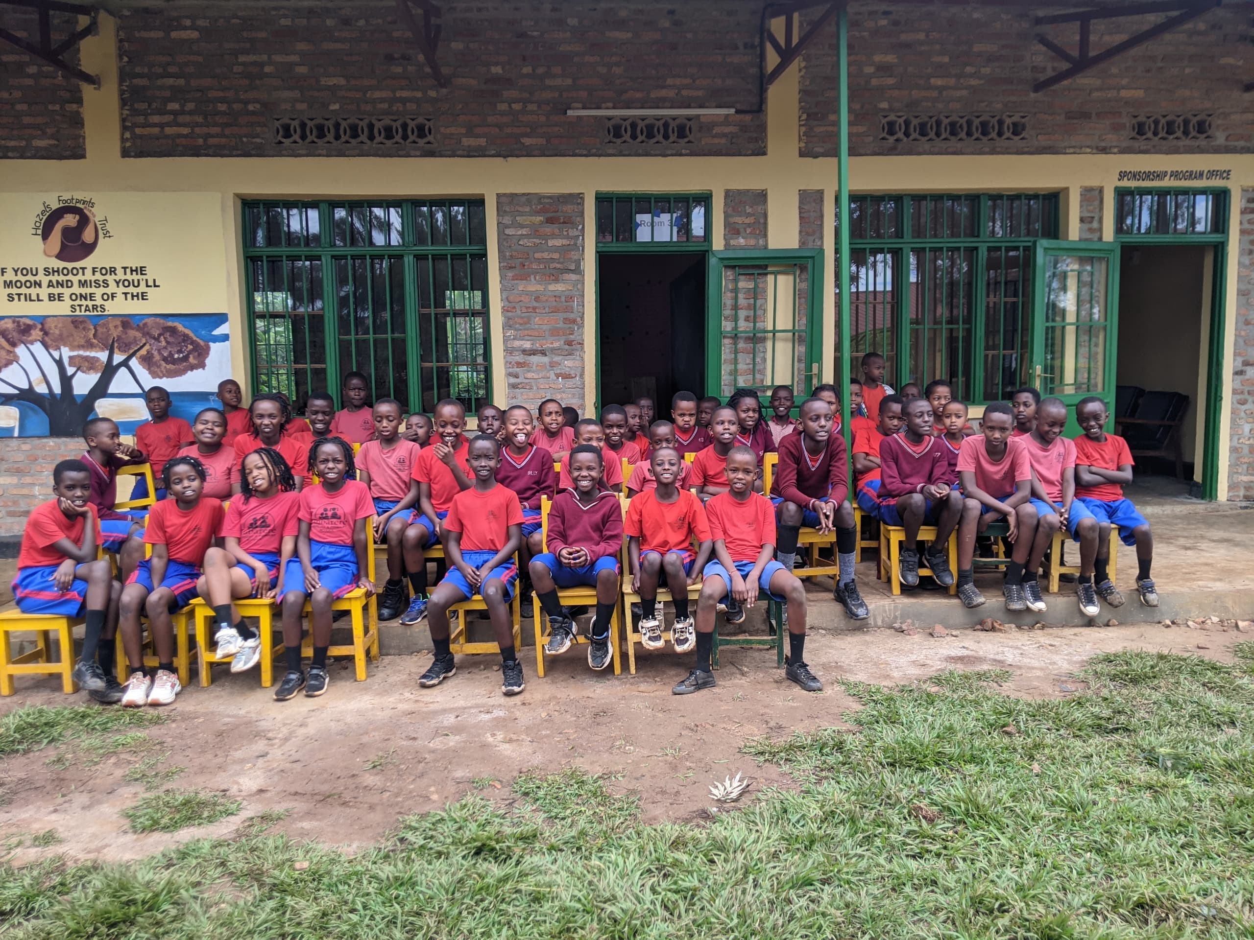 Children attending Tubarere Nursery School